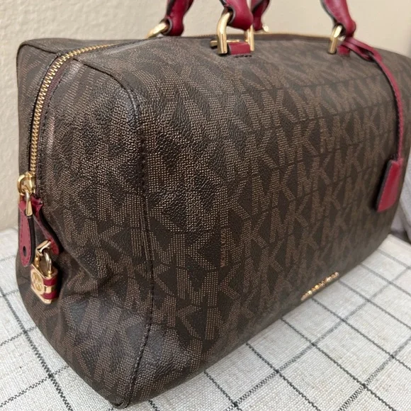 Michael Kors Collection Brown and Red Bag - Picture 2 of 9